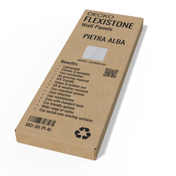 Hajlékony 3D kőhatású falpanelek <b>MINTA</b> | DECKO Flexistone - Ingyenes szállítás