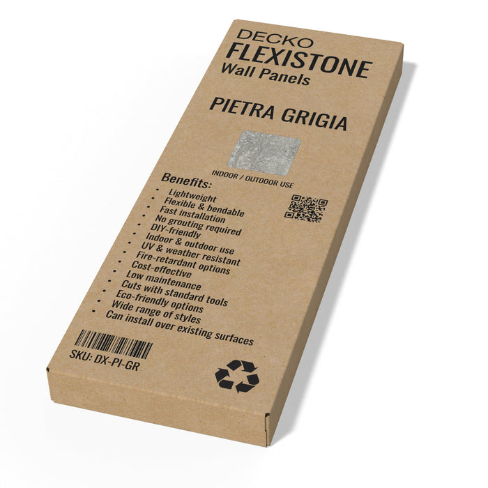Hajlékony 3D kőhatású falpanelek <b>MINTA</b> | DECKO Flexistone - Ingyenes szállítás
