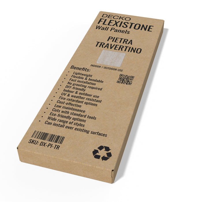 Hajlékony 3D kőhatású falpanelek <b>MINTA</b> | DECKO Flexistone - Ingyenes szállítás