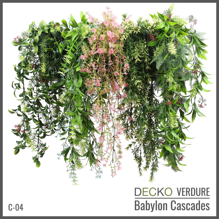 DECKO <b>Verdure Babylon</b> - <b>JASMINE</b> - 5 db-os függő műnövény szett