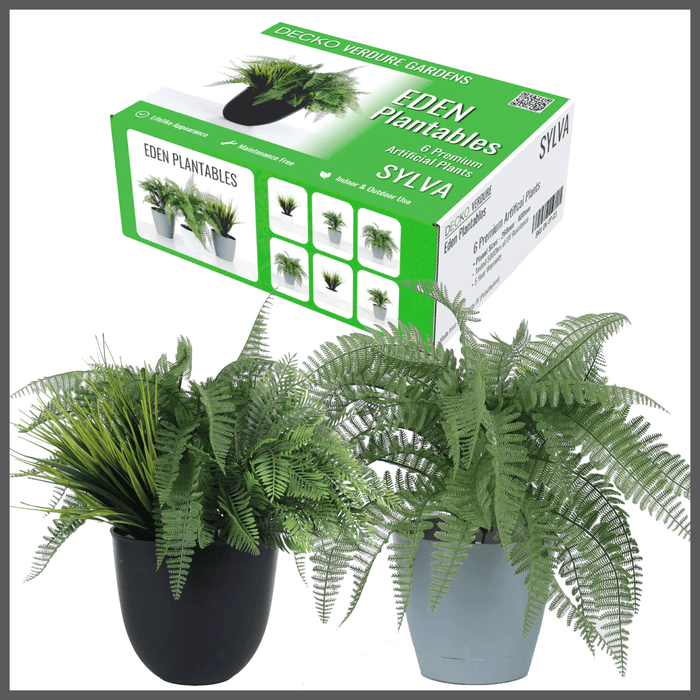 <b>DECKO Verdure Eden</b> ültethető - <b>SYLVA</b> - 2x3 db-os műnövény szett