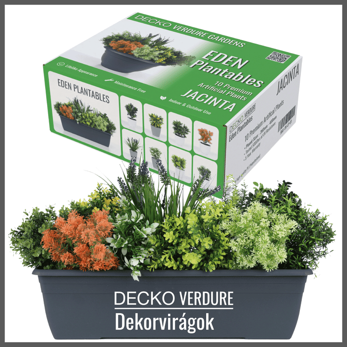 <b>DECKO Verdure Eden</b> ültethető - <b>JACINTA</b> - 10 db-os műnövény szett