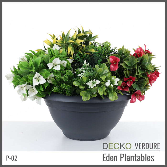 Ültethető műnövény szett (8 db) – <b>DECKO Verdure</b> Eden FLORA – <b>Ingyenes</b> szállítással