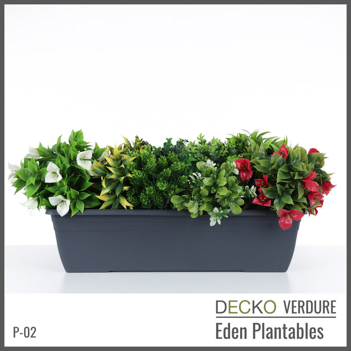 Ültethető műnövény szett (8 db) – <b>DECKO Verdure</b> Eden FLORA – <b>Ingyenes</b> szállítással
