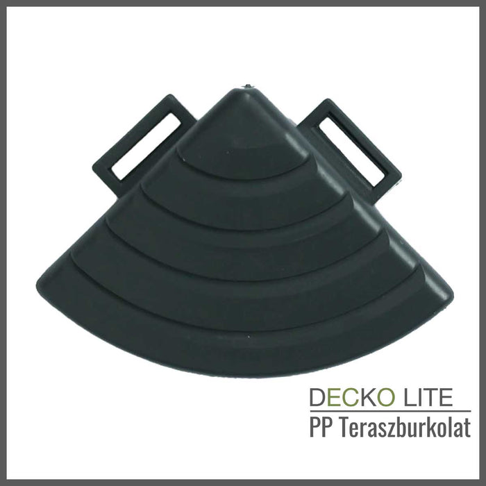 Teraszburkolat - <b>GREYSLAT</b> - összepattintható PP járólap  – újrahasznosítható prémium polipropilénnel | DECKO Lite (608x304x20 mm) - (Egy darab)