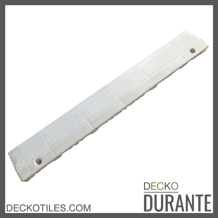 Garázsburkolat <b>Rámpaelem</b> - összepattintható polipropilén padlóhoz | DECKO <b>DURANTE</b> (400x60x18 mm) - (Egy darab) - <b>Válassz színt</b>