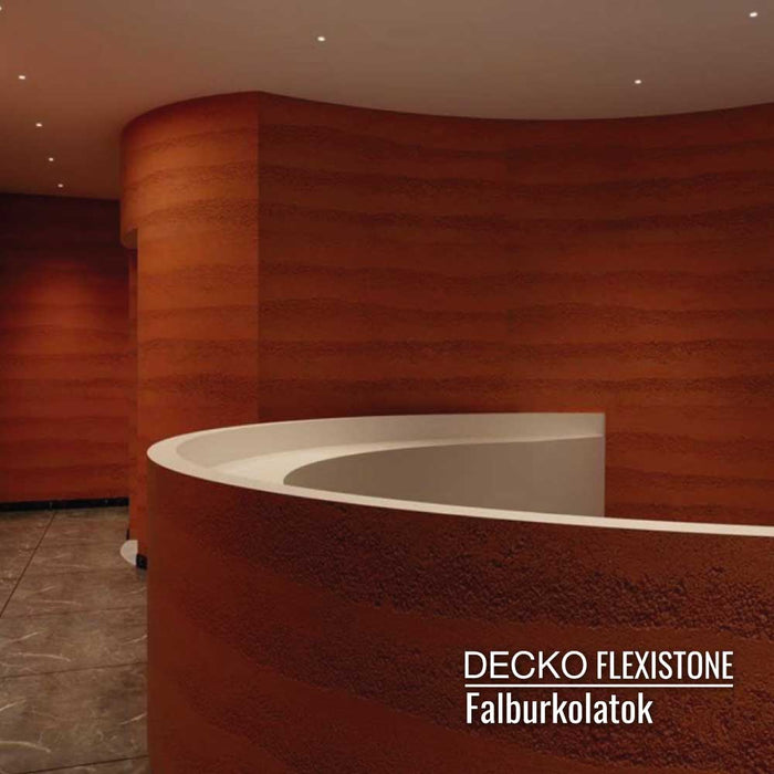 Hajlékony 3D kőhatású falpanelek - <b> DECKO Flexistone - MAXI TERRA</b> - egyedi méretek 3000 × 1200 mm-ig