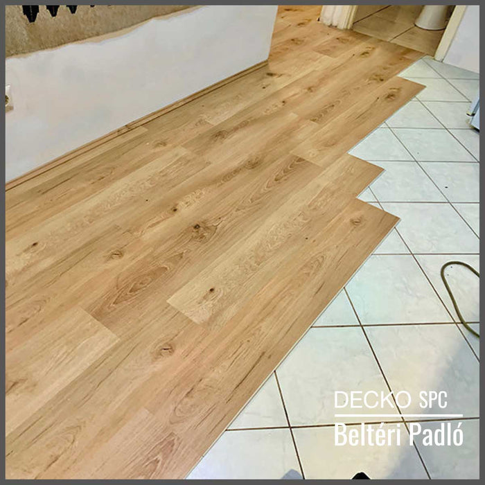 SPC Hibrid Vinyl Padló - Kőkompozit, vízálló | DECKO (1,64 - 2,23 m²/doboz) - <b>(válassz színt)</b>