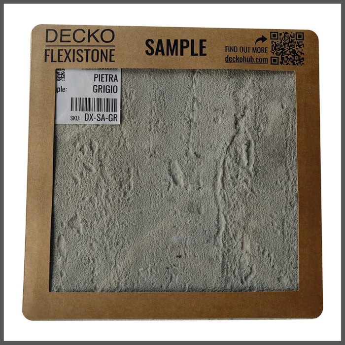 Hajlékony 3D kőhatású falpanelek – <b>PIETRA GRIGIA</b> – 16 db-os csomag (900 × 300 mm-es panelek) – 4,32 m² | DECKO Flexistone