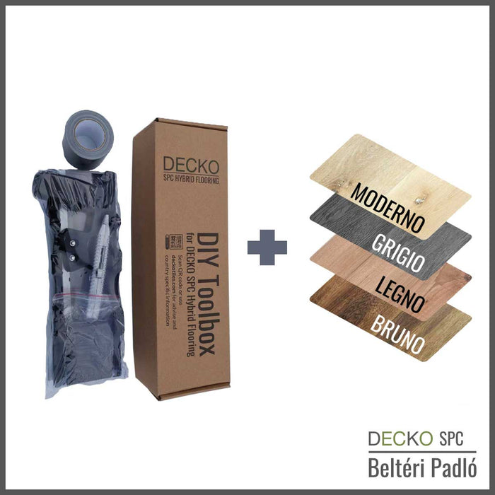 Csináld magad <b>barkácskészlet</b> SPC Hibrid Vinyl Padlóhoz - Ingyenes Standard Mintacsomaggal | DECKO