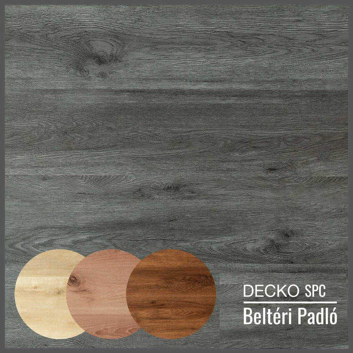 SPC Hibrid Vinyl Padló - Kőkompozit, vízálló | DECKO (1,64 - 2,23 m²/doboz) - <b>(válassz színt)</b>