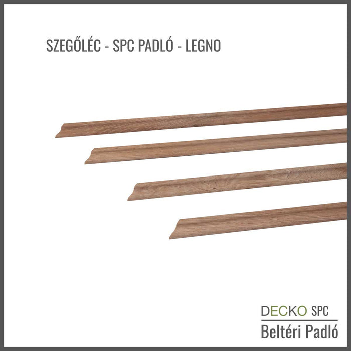 <b>Szegőléc </b> – SPC Hibrid Vinyl Padlóhoz | DECKO (1220×20×20 mm – 45° gyári vágás)