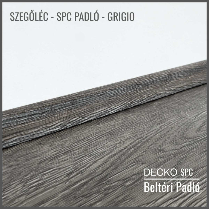 <b>Szegőléc </b> – SPC Hibrid Vinyl Padlóhoz | DECKO (1220×20×20 mm – 45° gyári vágás)