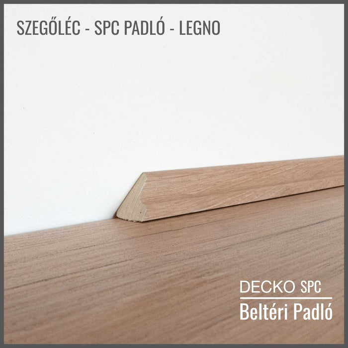 <b>Szegőléc </b> – SPC Hibrid Vinyl Padlóhoz | DECKO (1220×20×20 mm – 45° gyári vágás)