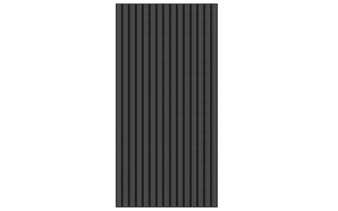 Akusztikus Falpanel – Hangelnyelő, Faerezetes – <b>EBONY Hosszú</b> (3 db/doboz - 1200×600x21 mm - <b>2,16 m<sup>2</sup></b>) | DECKO SOUNDSCAPE
