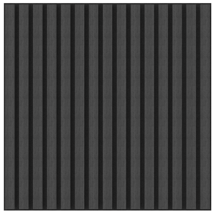 Akusztikus Falpanel – Hangelnyelő, Faerezetes – <b>EBONY Négyzet</b> - (5 db/doboz - 600×600x21 mm - <b>1,8 m<sup>2</sup></b>) | DECKO SOUNDSCAPE