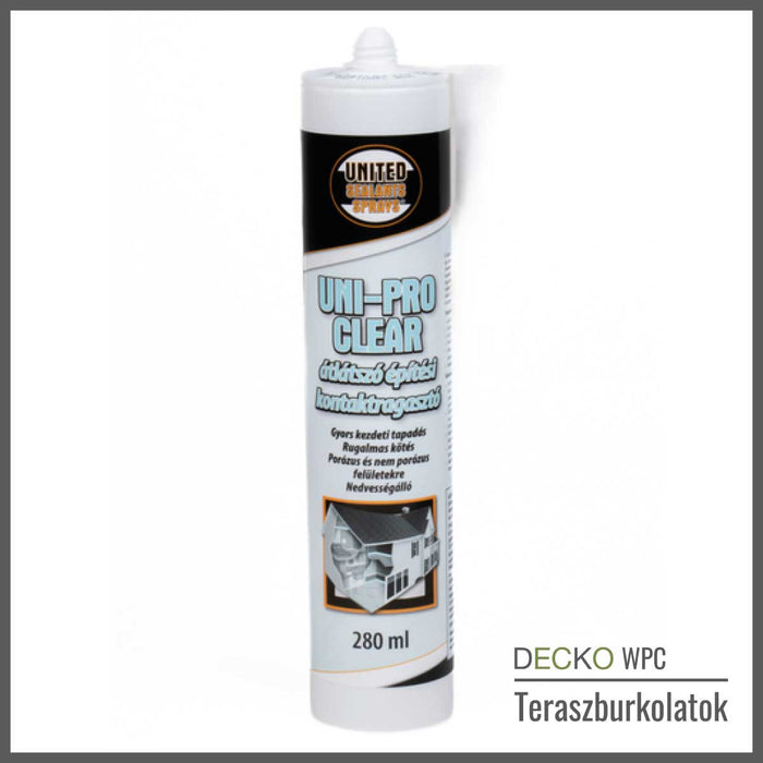 United  <b>Uni-Pro Clear</b> kontaktragasztó 280ml átlátszó